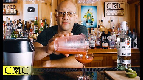Frozen Strawberry Daiquiri on a Budget | $2 Cocktail for 4th of July
