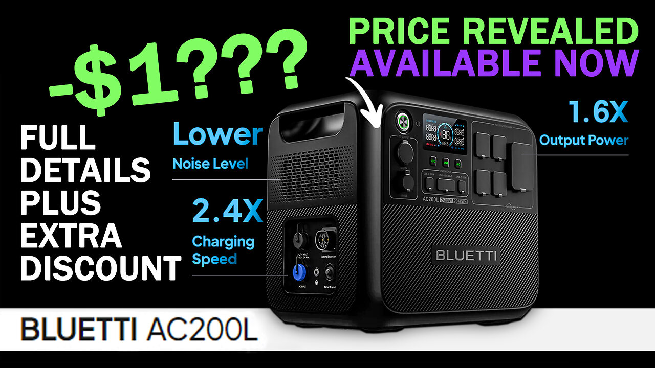 Bluetti AC200L Price Revealed - Full Details & Special Discount Off the Discount - Adventure Tech