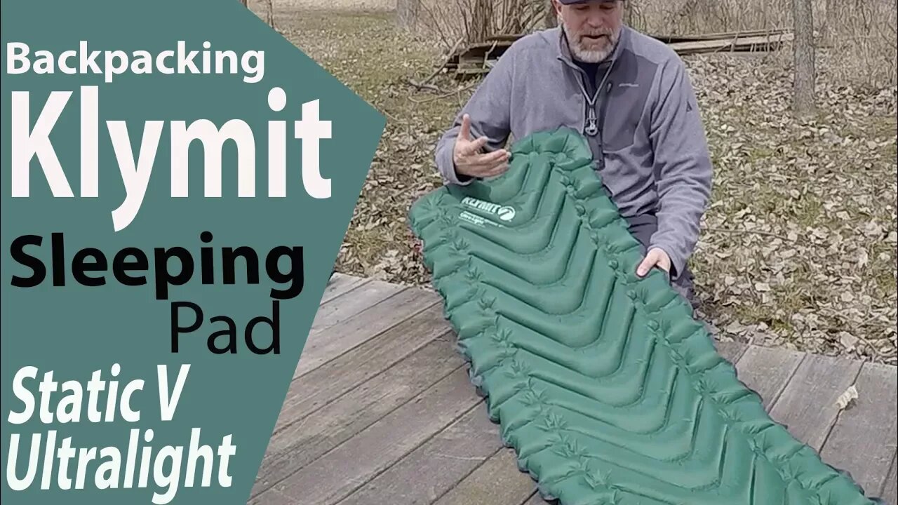 Backpacking Gear Klymit Ultralight Static V (Insulated Sleeping Pad)