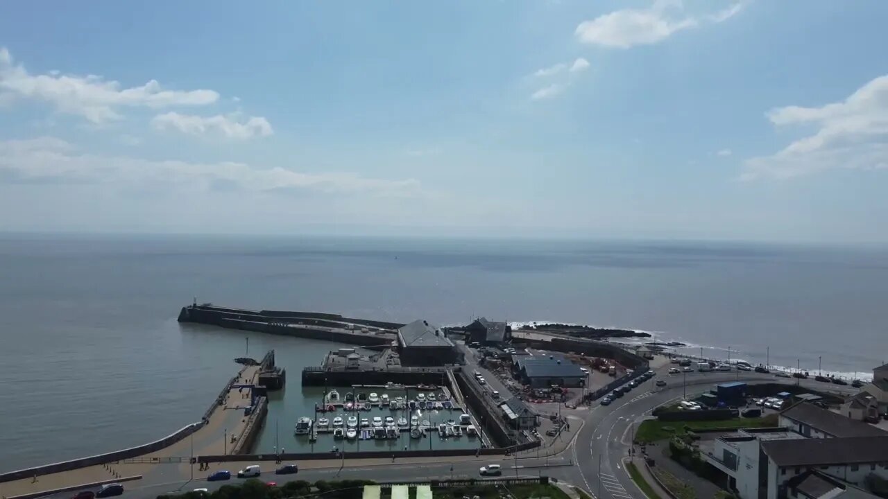 Porthcawl Drone: 5 scenes / Sped up 8x