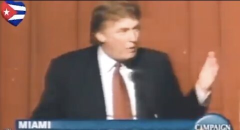 FLASHBACK: Donald Trump Speaks to the Cuban-American National Foundation In 1999