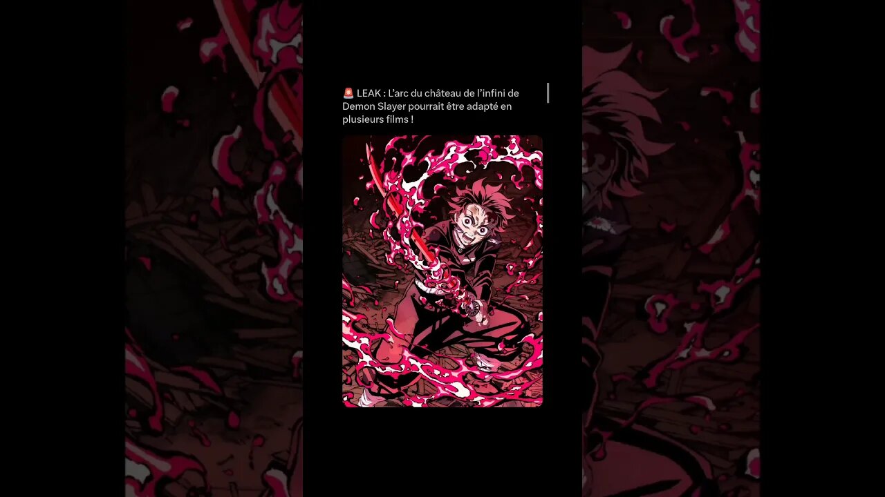 LEAK : L’arc du château de l’infini de Demon Slayer pourrait être adapté en plusieurs films !