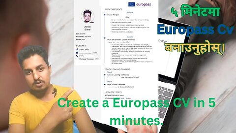 Free Cv Creator For European Jobs | Make The Perfect Europass Cv
