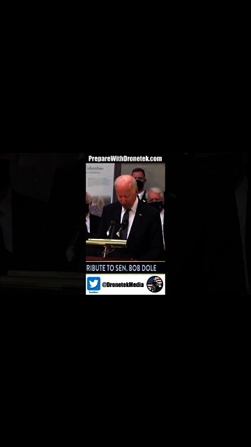 LOL: Joe Biden Has Senile Moment at Bob Dole's Memorial 😬