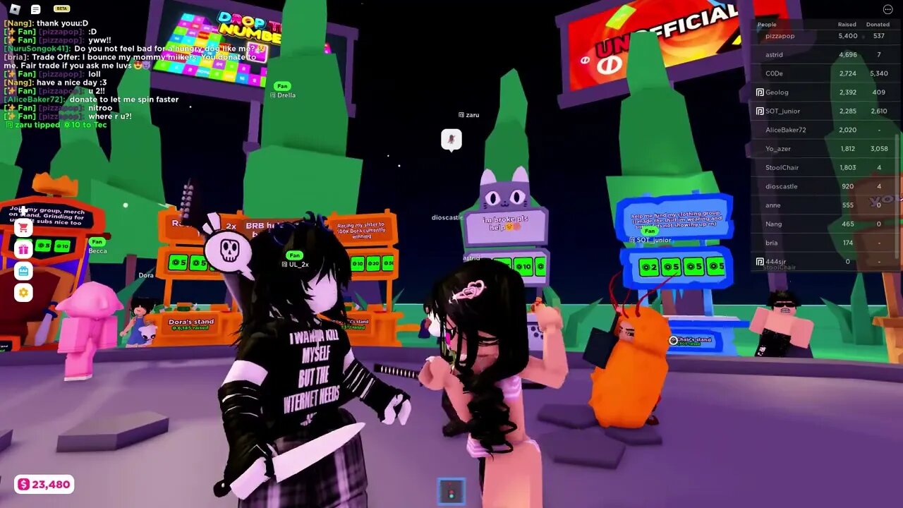 🦋SUS Chat In Pls Donate X 🌼You could be in this video 🐾Hide and donate 🌼 🐾 🤡 🤡