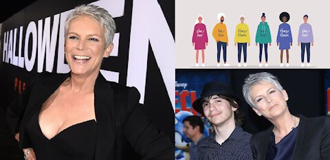Halloween Kills Actress Jamie Lee Curtis Helps Celebrate International Pronouns Day via Her Son-Girl