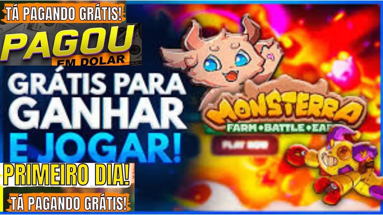MONSTERRA JOGO NFT PROVA DE PAGAMENTO / TUTORIAL COMPLETO