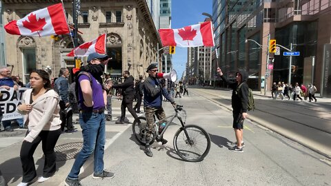 Bar Guys Have Something To Say To The Protesters