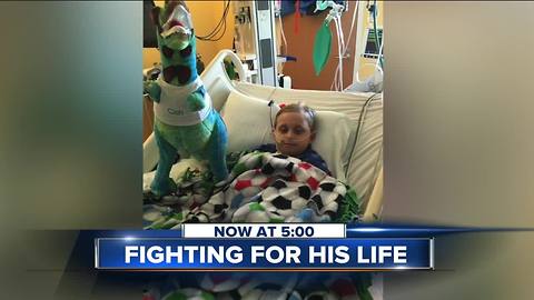 'He wants to get home': Sheboygan boy hospitalized 2 weeks after getting flu