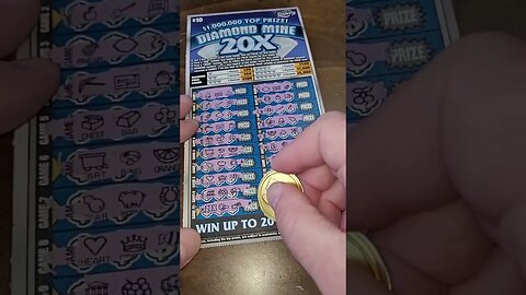 Winning Florida Scratch Off Lottery Tickets Diamond Mine 20X REELS!