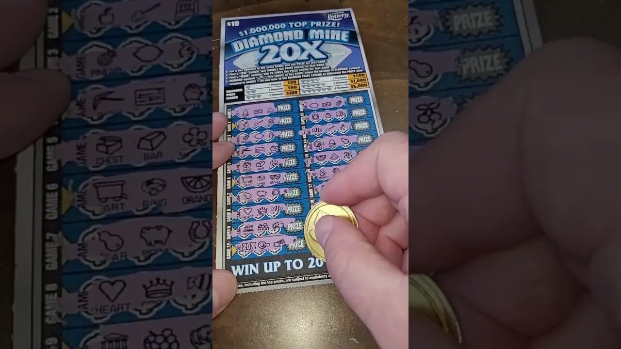 Winning Florida Scratch Off Lottery Tickets Diamond Mine 20X REELS!