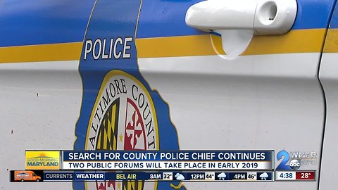 Olszewski hopes to name new Baltimore County Police Chief by June