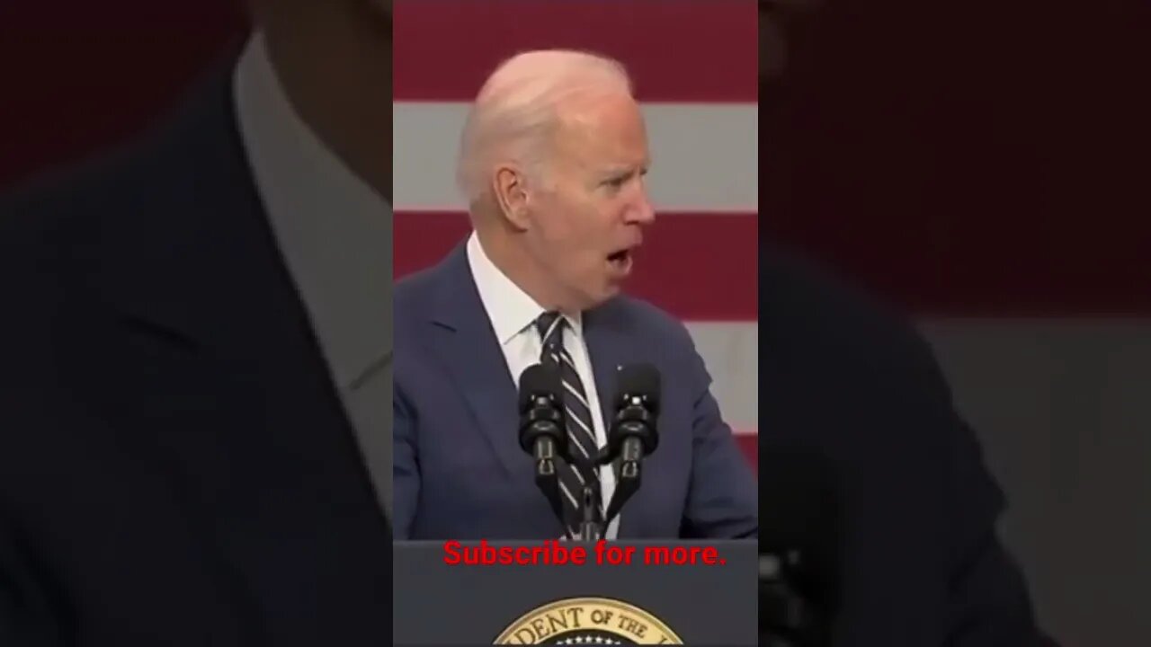 Biden’s Angry Outburst. #shorts