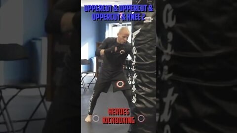Heroes Training Center | MMA "How To Double Up" Uppercut & Uppercut & Uppercut & Knee 2 FH | #Shorts