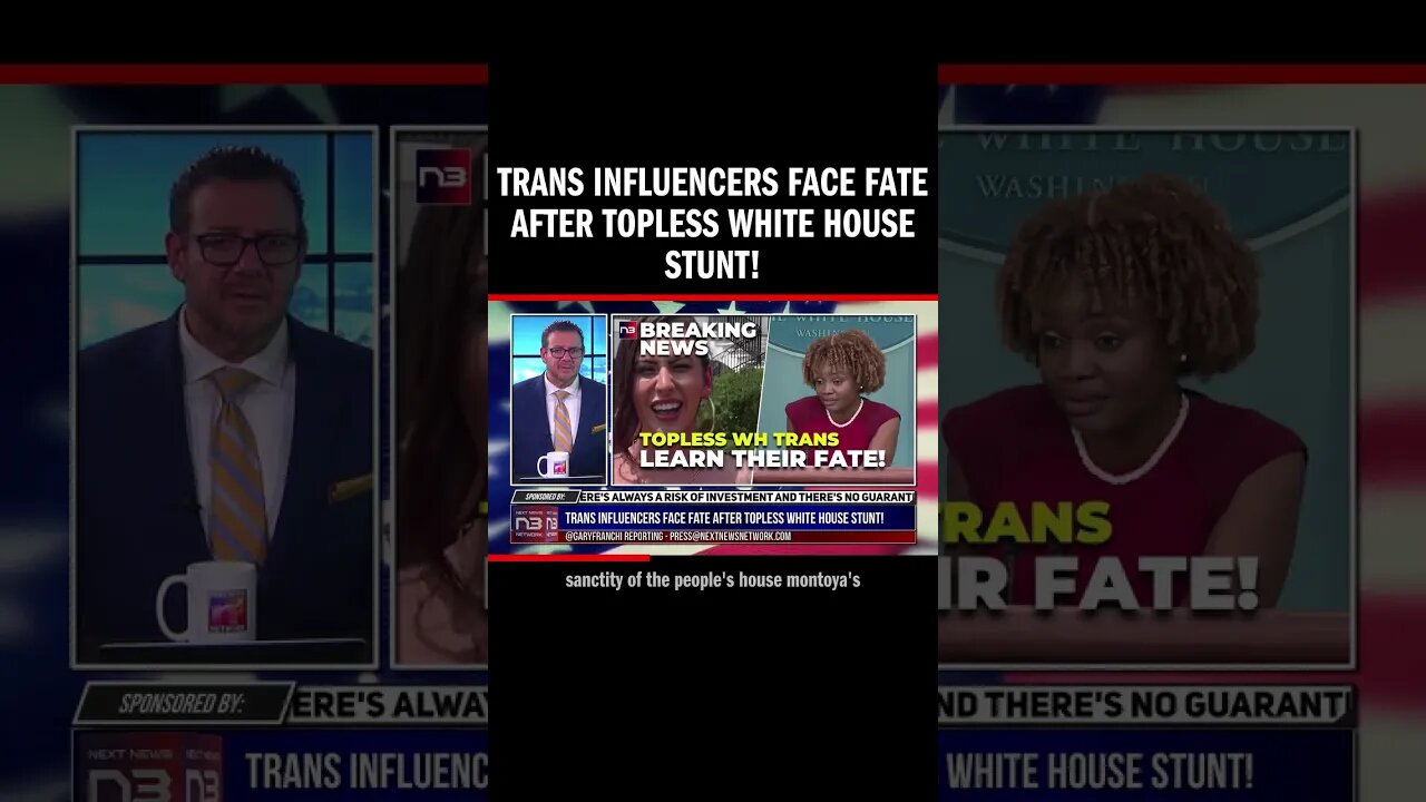 Trans Influencers Face Fate After Topless White House Stunt!