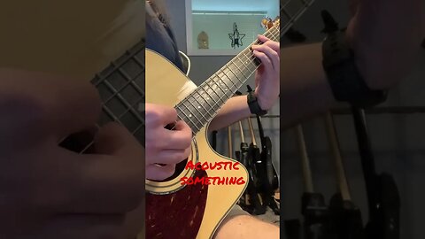 New acoustic riff