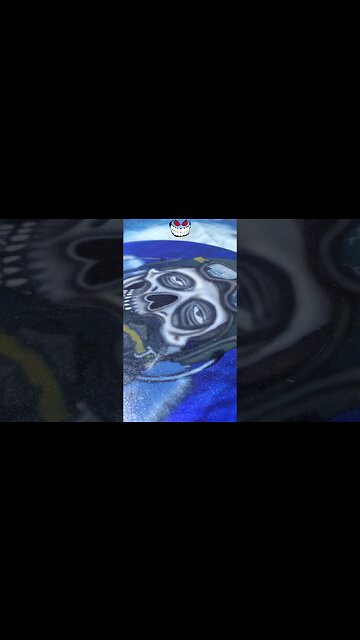 Airbrushed Air Force Skeleton Soldier