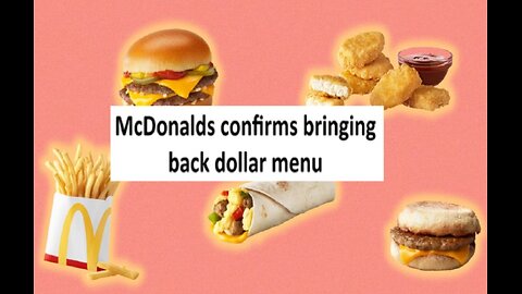 McDonalds to officially debut dollar menu and extend $5 meal to 2025