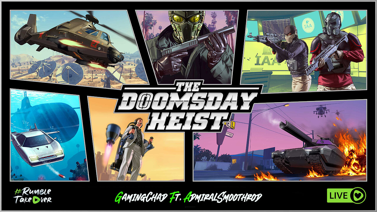 GTA Online - DoomsDay Heist Week - 🟢Live Ft AdmiralSmoothrod