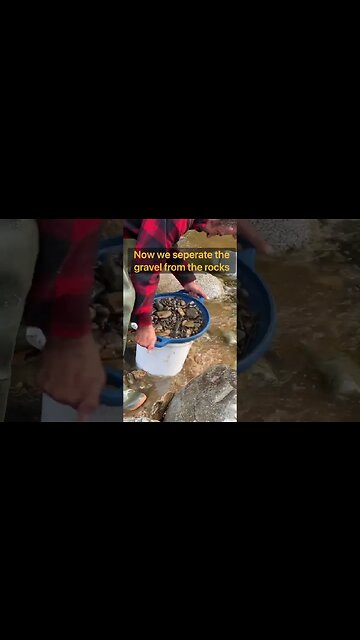 Prospecting with the dream mat gold sluice!