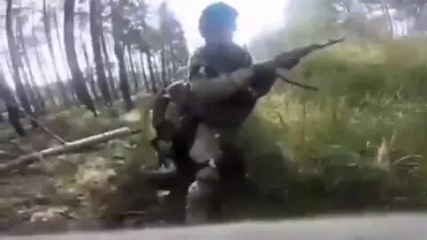 Russians Ambush a Ukrainian tank, in the Kharkiv region