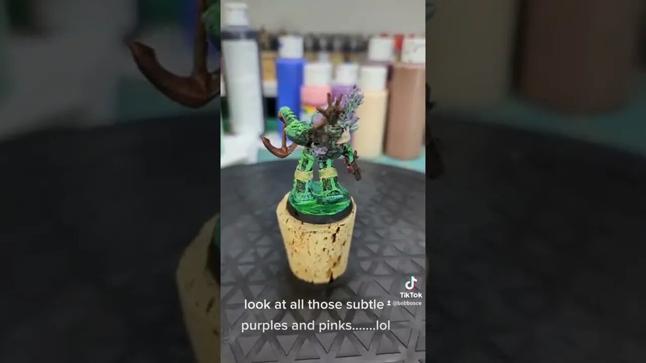 Not sure how I feel about this one... #miniaturepainting #warhammer40k #3dprinting
