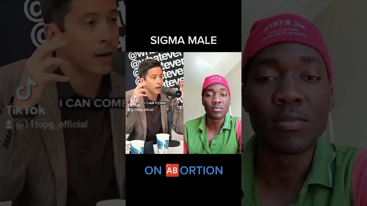 SIGMA MALE ON 🆎ORTION @whatever - TopG Reaction