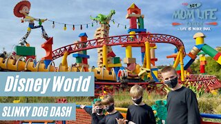 Slinky Dog Dash - Disney World - Boy Mom Life - Toy Story Rollercoaster