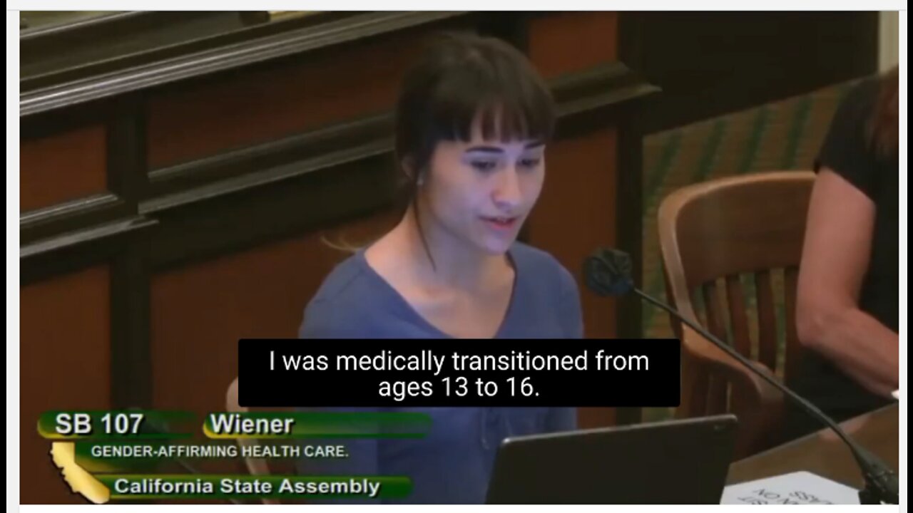 Teenage girl in California was transitioned and testifies against a bill that will remove safeguards