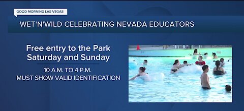 Wet'N'Wild celebrating Nevada educators