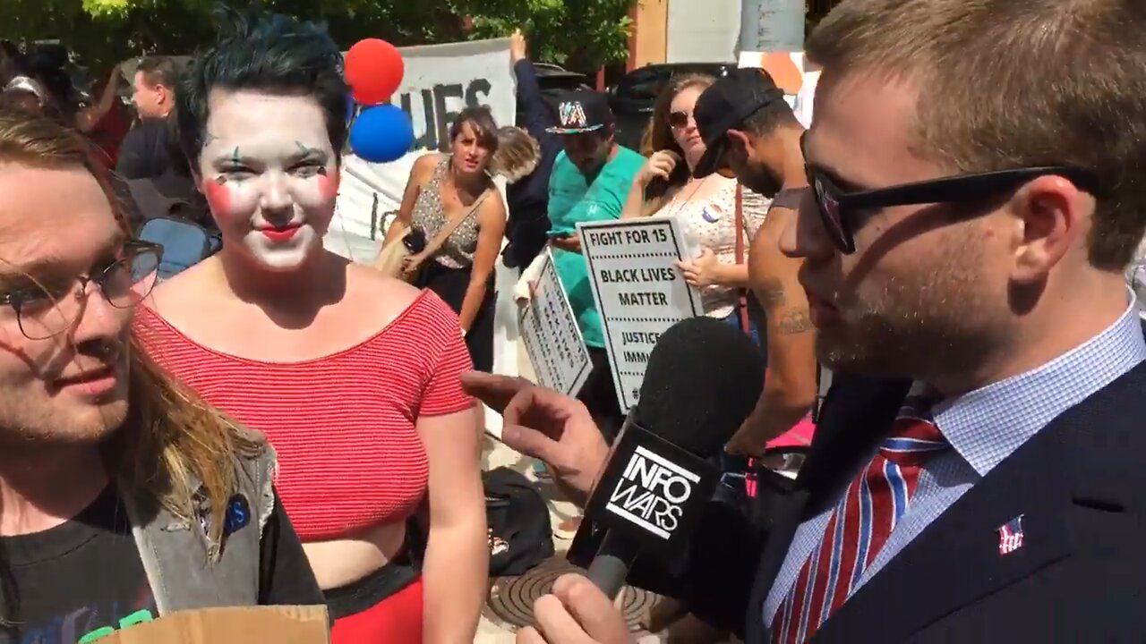 Insane Clown Posse Protests Trump Event - The Alex Jones Channel - 2016