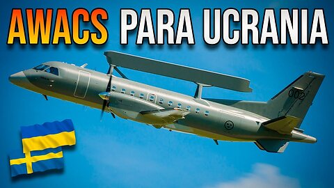 Ucrania recibe aviones de alerta temprana!!! 🇸🇪 ua