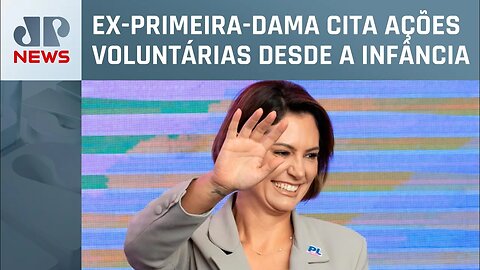 Michelle Bolsonaro fala em "desejo no coração de chegar à Presidência"