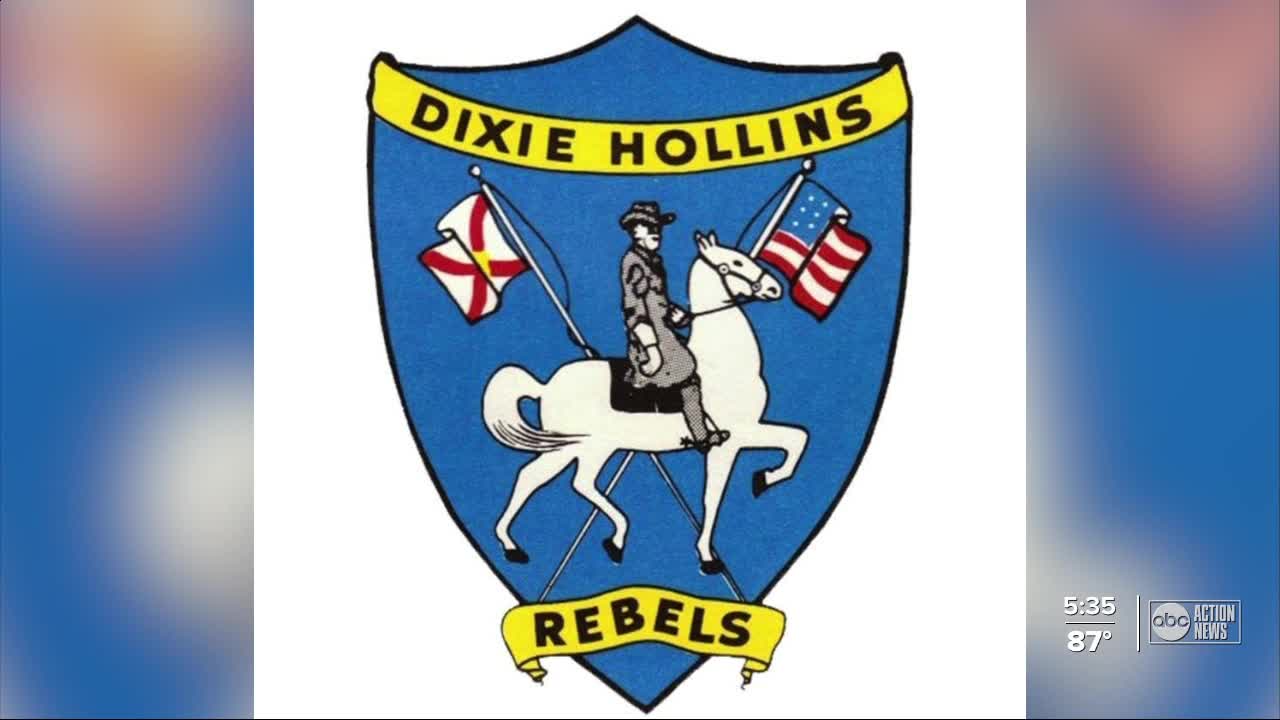 Dixie Hollins students petition for change to school name, mascot with 'racist ties'