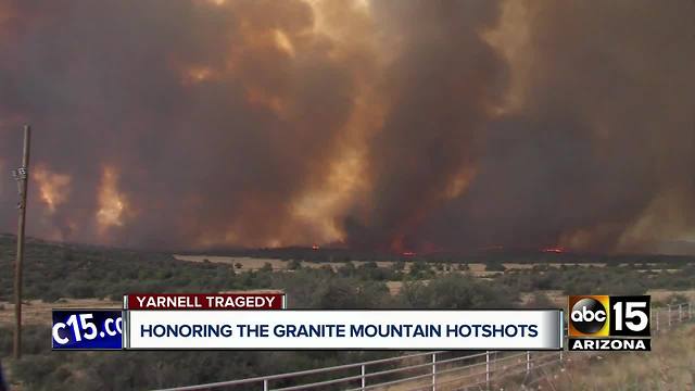 Ceremony marks five years since Granite Mountain Hotshots died near Yarnell