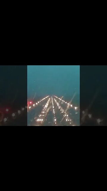 ☔️Landing in Storm⚠️
