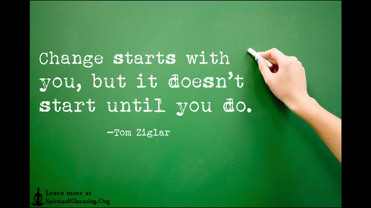 Enough is Enough, Change Starts with You!