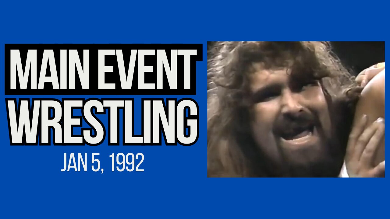 Main Event Wrestling: Cactus Jack, Steve Austin, Dustin Rhodes, Ricky Steamboat - Jan 5 1992