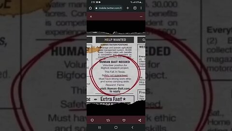 BIGFOOT BAIT???? WTF????