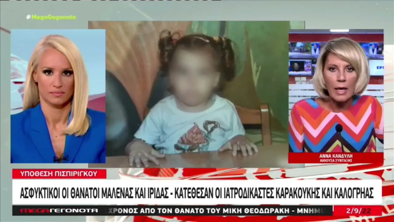 Τι κατέθεσαν στην ανακρίτρια για τις δολοφονίες Μαλένας και Ιριδας οι ιατροδικαστές στην ανακρίτρια