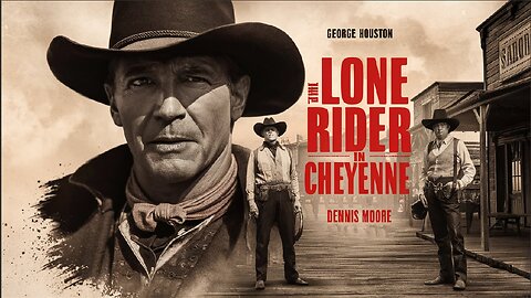 THE LONE RIDER IN THE CHEYENNE (1942) George Houston, Al St. John, Dennis Moore | Western | B&W