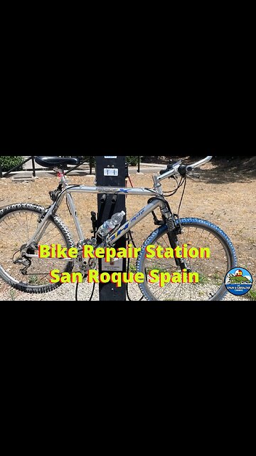 Bike Repair Station Between Gibraltar and Castillo de Castellar