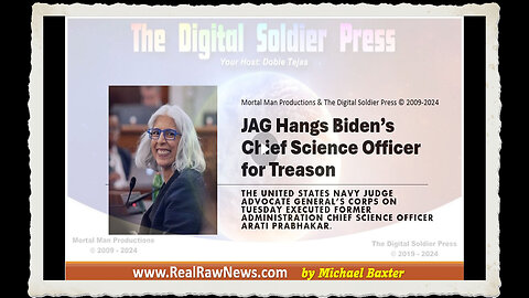 JAG Hanged Biden's Chief Science Officer for Treason at GITMO.