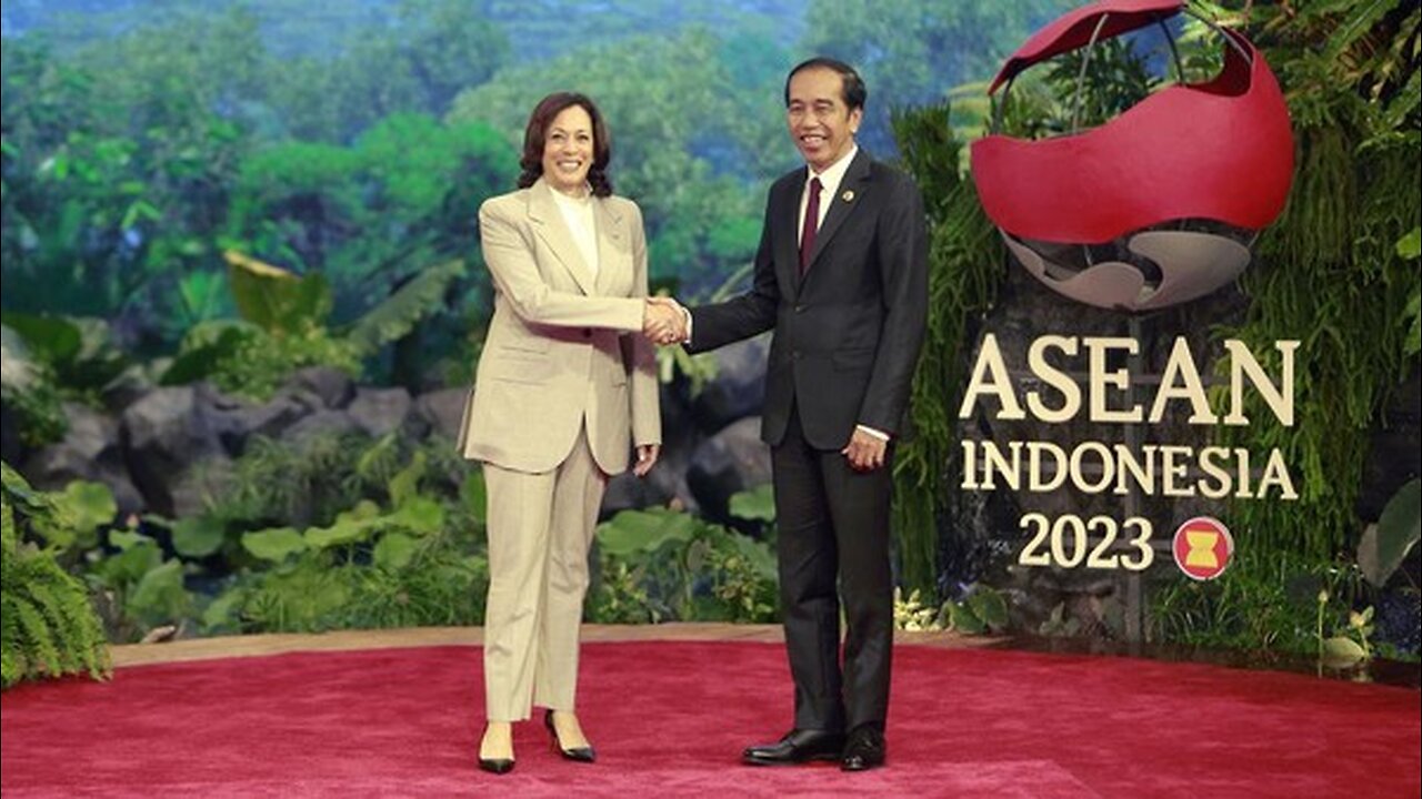 Bilateral meeting between President Jokowi and US Vice President Kamala Harris