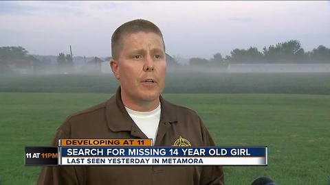 Search for missing 14-year-old girl