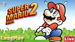 [🔴Live] Super Mario Bros 2 Longplay