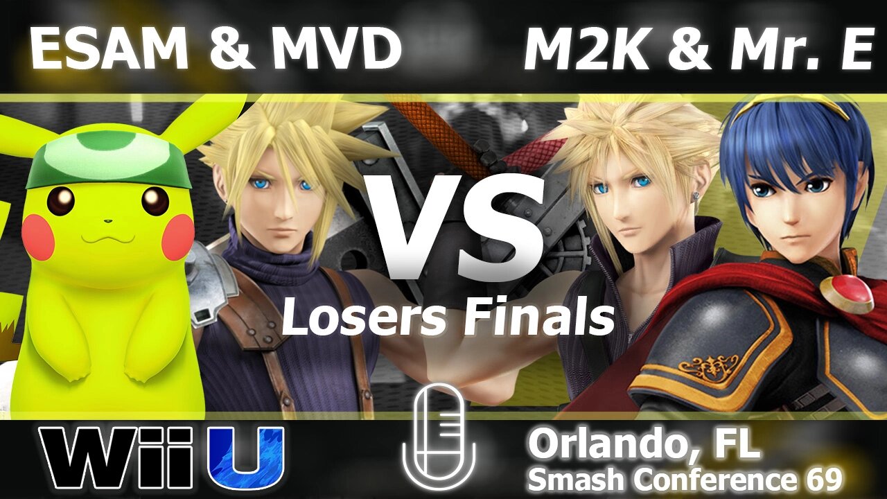 PG|ESAM & PG|MVD vs. MVG FOX|Mew2King & SS|Mr. E - Wii U Doubles Losers Finals - SC:69