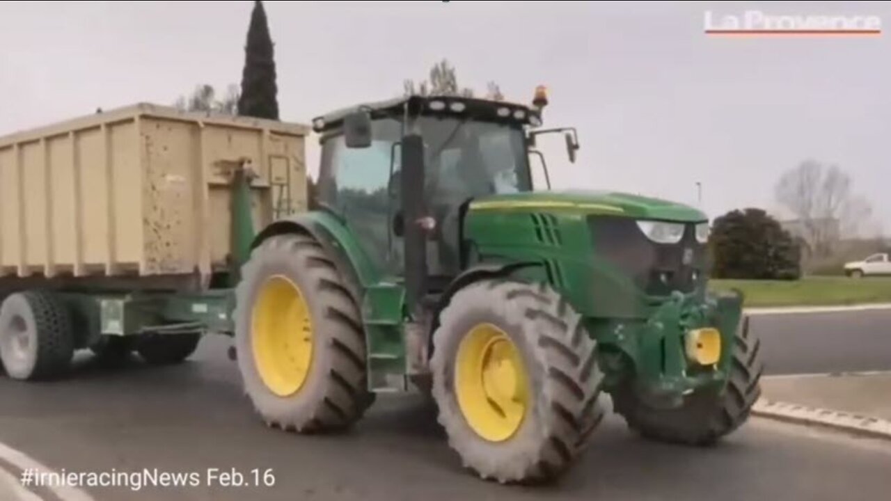 French farmers make a very large statement