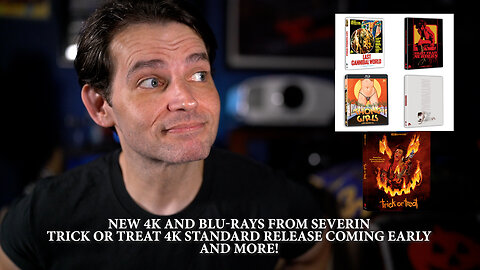 NEW 4K and Blu-rays From Severin, Trick Or Treat 4K Standard Coming Early, And More!