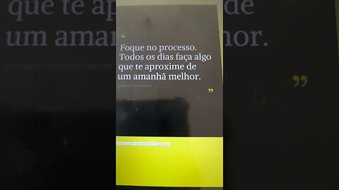 Foque no processo
